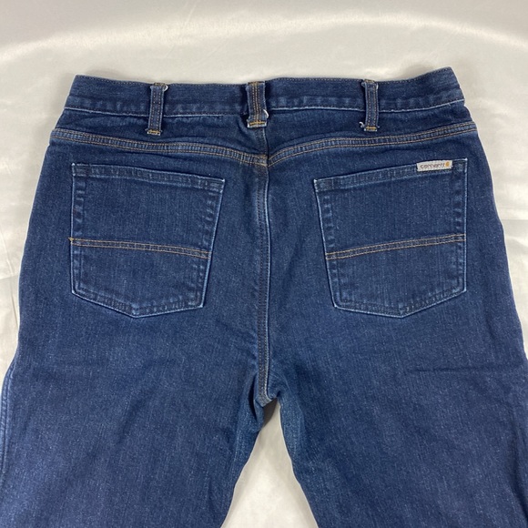 Carhartt Flannel Lined Straight leg size 12 regular  original fit jeans - Picture 10 of 13